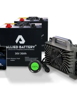 Allied Lithium Battery 36V 36AH Bundle includes - Free Charger - Drop in Ready