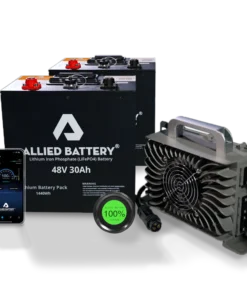 Allied Lithium Battery 48V 30AMP Bundle includes - Free Charger - Drop in Ready